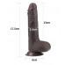 Фаллос со скользящей кожей Lovetoy 7'' Sliding Skin Dual Layer Dong