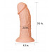 9.5'' Realistic Curved Dildo ФАЛЛОС МЕГА