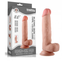 LOVETOY фаллос со скользящей кожей 8.0