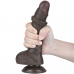 LOVETOY фаллос со скользящей кожей черный 7.5